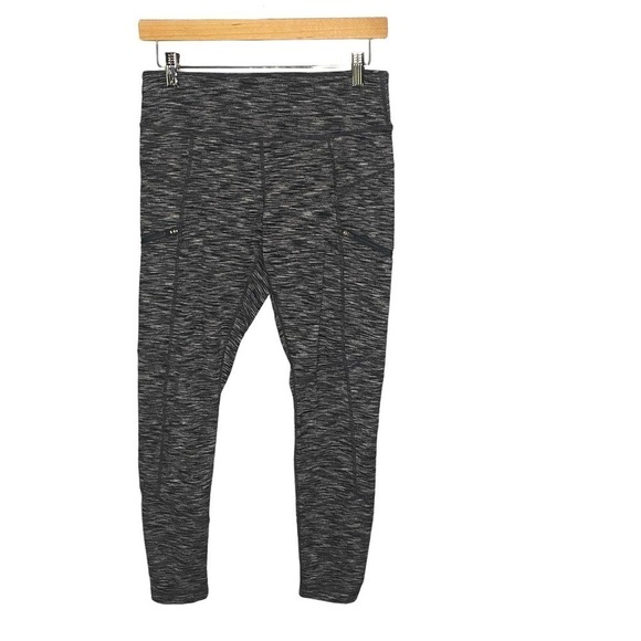 zella Dark Heathered Gray Leggings Size Medium - Picture 1 of 8